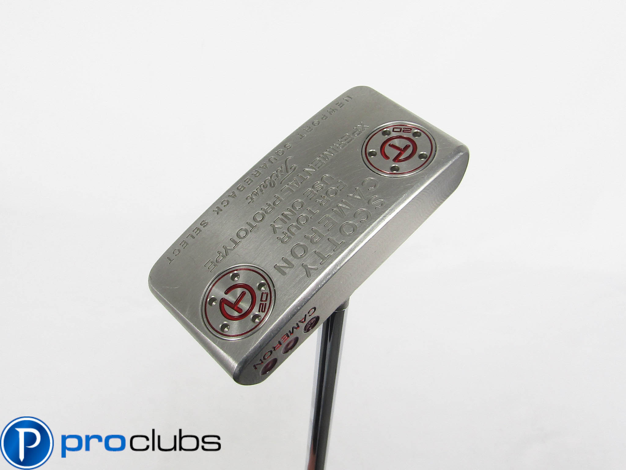 SCOTTY CAMERON XPERIMENTAL PROTOTYPE SQUAREBACK WELDED CENTER